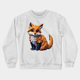 Tangram Fox Crewneck Sweatshirt